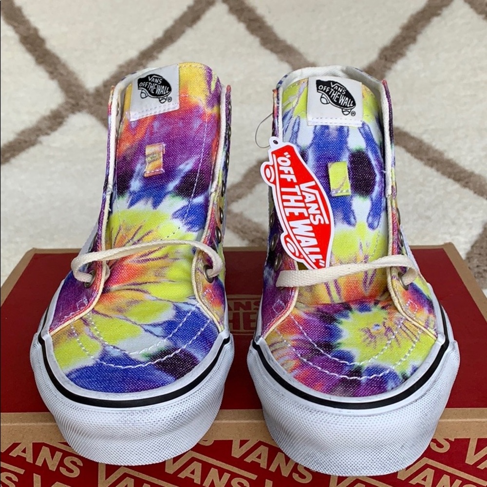 VANS SK8-HI TAPERED WASHED TIE DYE/TRUE WHITE WMNS - Picture 11 of 16